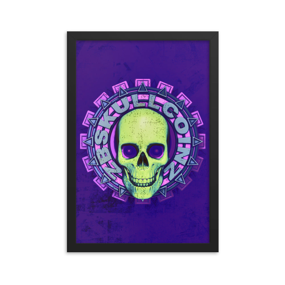 Skull 00055 Framed poster
