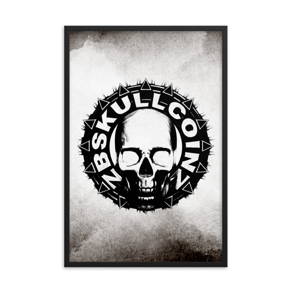 Skull 00040 Framed photo paper poster